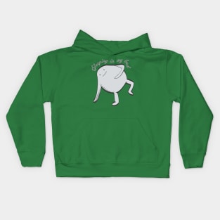 Sleeping egg Kids Hoodie